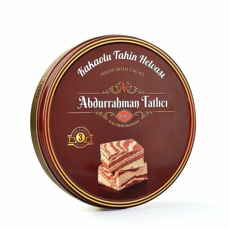 Abdurrahman Tatlici Tahin Helvası Kakaolu Teneke 650 Gr