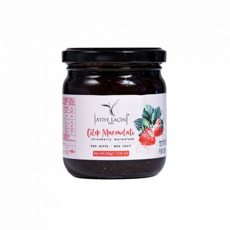 Atiye Lacin Strawberry Marmalade (Çilek Marmelatı) 220g