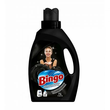 Bingo Liquid Laundry Detergent (Black&Dark Colors) 1 LT