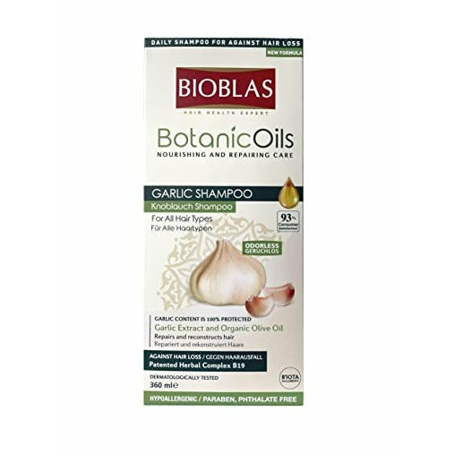 Bioblas Shampoo Garlic 360 ml_63075d93b8945.jpeg Bioblas Shampoo Garlic 360 ml - Image 1