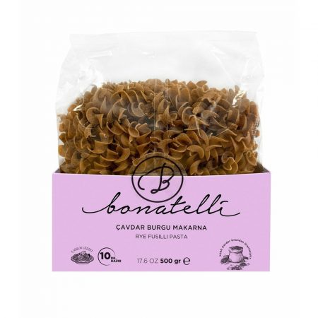 Bonatelli Cavdar Burgu Makarna (Rye Fusilli Pasta) 500g