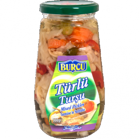 Burcu Mixed Vegetables Pickles 560 Gr