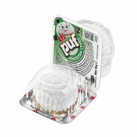 Eti Puf Coconut Coated Marshmallow Biscuit 5*16 Gr