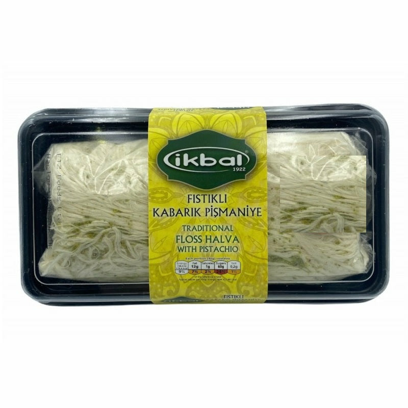 Ikbal Candy Floss With Pistachio (Fistikli Pismaniye) 200 Gr_63075697158ab.jpeg Ikbal Candy Floss With Pistachio (Fistikli Pismaniye) 200 Gr - Image 1