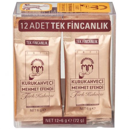 Mehmet Efendi Turkish Coffee (Turk Kahvesi) 12*6g