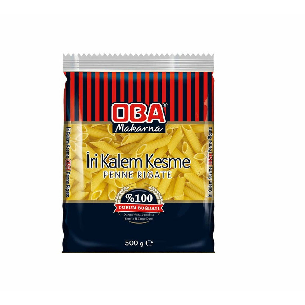 Oba Penne Rigate (İri Kalem Pasta ) 400g_63076c4135469.jpeg Oba Penne Rigate (İri Kalem Pasta ) 400g - Image 1