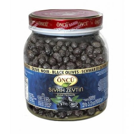 Oncu Black Olives (M-S) 1Kg (Oncu Siyah Zeytin (M-S) 1Kg)