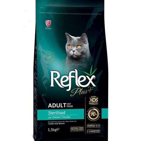 Reflex Plus Adult Cat Food Sterilised Chicken 1.5 kg