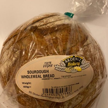 SOURDOUGH WHOLE BREAD 400G
