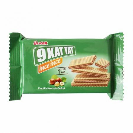 Ulker 9 Kat Tat İnce İnce Wafer With Hazelnut Cream 39 Gr